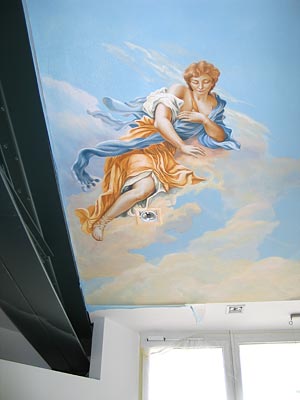 Wandmalerei Wandgemälde Fassadengestaltung Pastellgemälde Wandmalereien