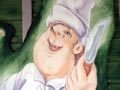 wandgestaltung im biergarten der w&uuml;rzburger hofbr&auml;u